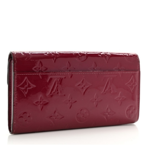 Louis Vuitton sarah wallet magenta vernis leather authentic - Picture 2 of 8